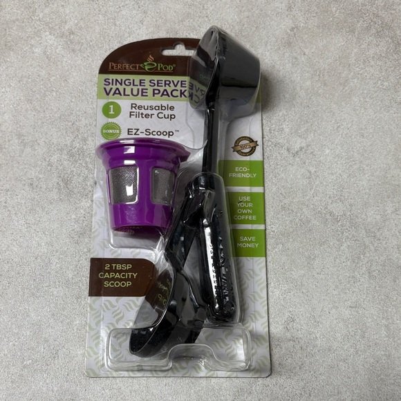 Perfect Pod Single Serve Coffee Filter Cup with Scoop - Picture 2 of 8